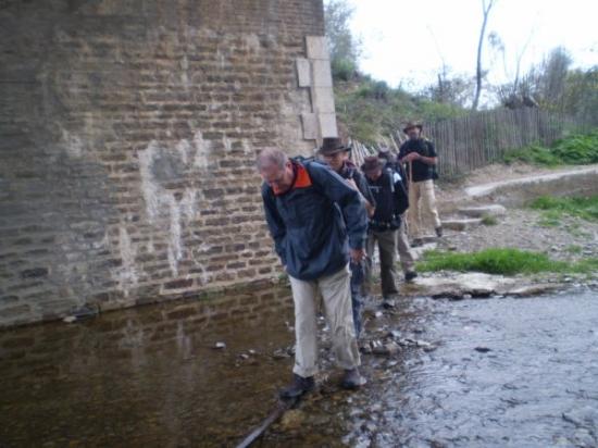 Au départ, le ruisseau n'est pas à sec